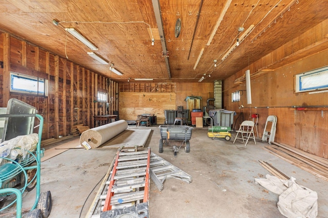 4235 277th Ave NW, Isanti, MN 55040 - garage featuring wooden walls