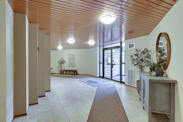 lobby with visible vents