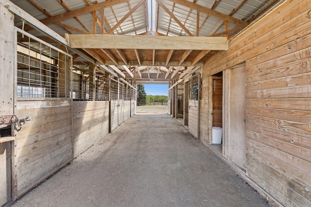 view of horse barn