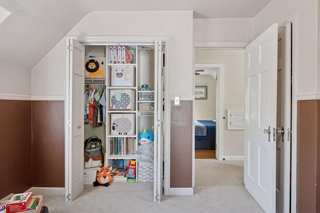 view of closet