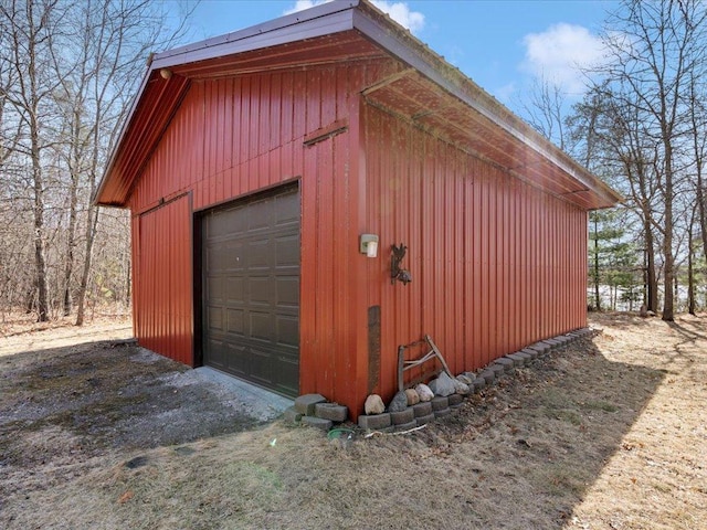 1587 Stallion Rd SW, Pillager, MN 56473 - view of detached garage
