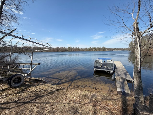 1587 Stallion Rd SW, Pillager, MN 56473 - view of dock with a water view