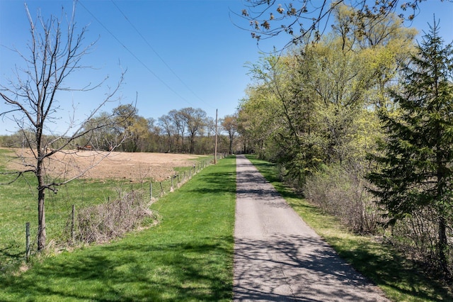 view of road