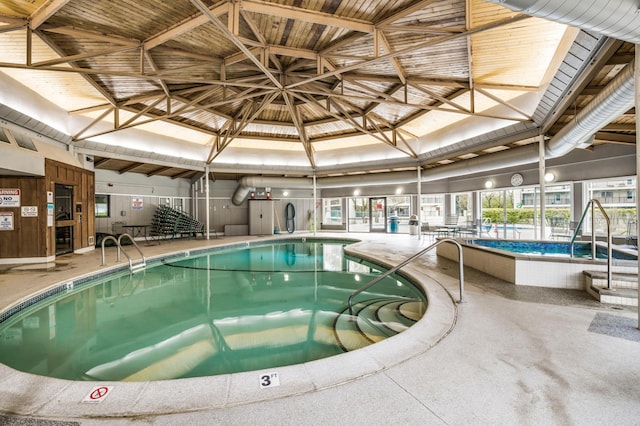view of indoor pool