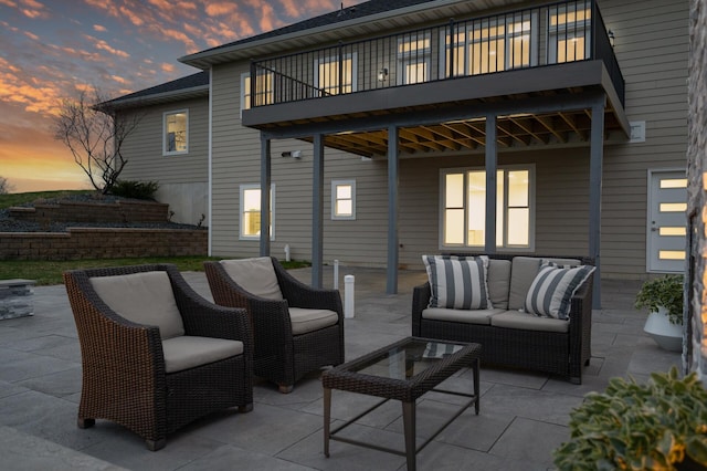 view of patio / terrace with outdoor lounge area