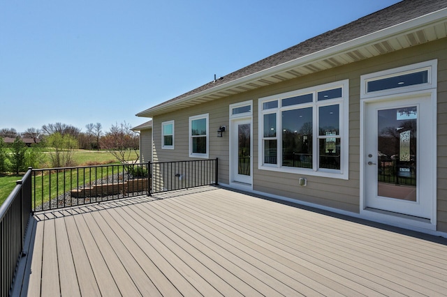 view of deck