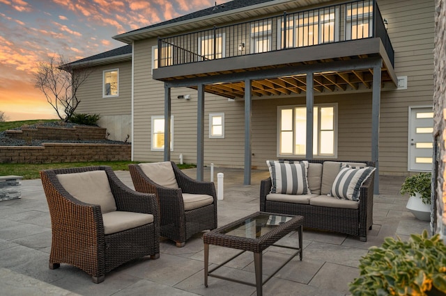 10906 Whitetail Rd, Rogers, MN 55374 - view of patio featuring an outdoor living space