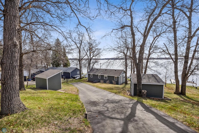 view of road featuring driveway
