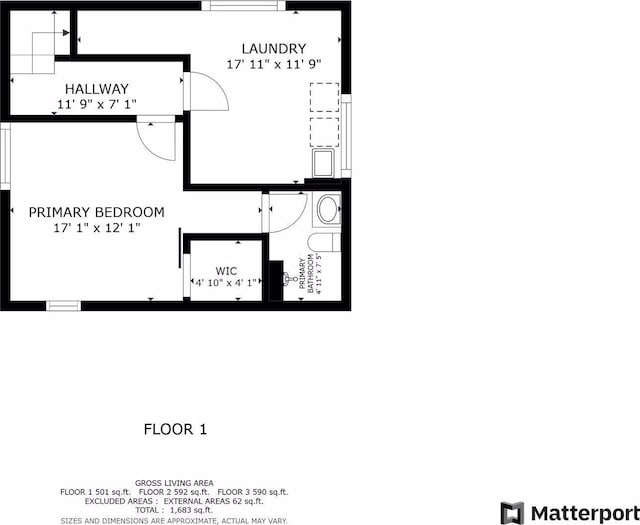 1744 Jefferson Ave, Saint Paul, MN 55105 - floor plan / room layout
