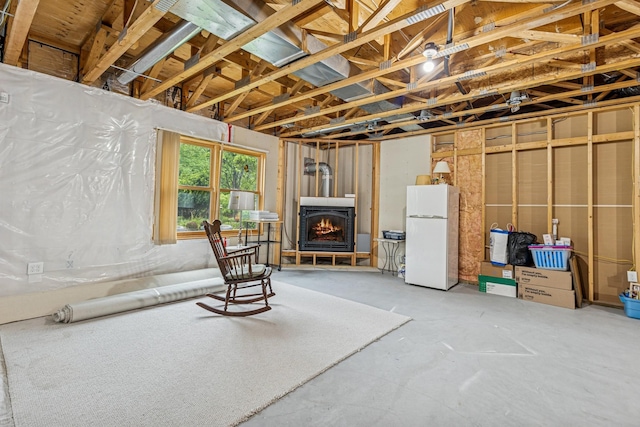 3041 209th Ln NW, Oak Grove, MN 55011 - basement featuring freestanding refrigerator
