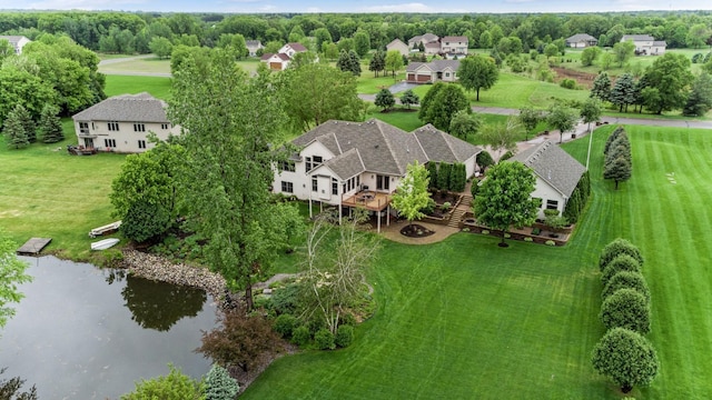 3041 209th Ln NW, Oak Grove, MN 55011 - view from above of property featuring a nearby body of water and a tree filled landscape