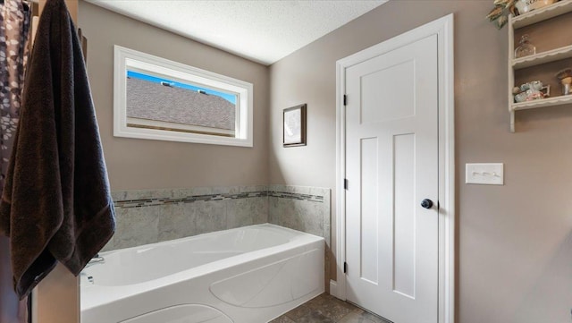 bathroom featuring a bath