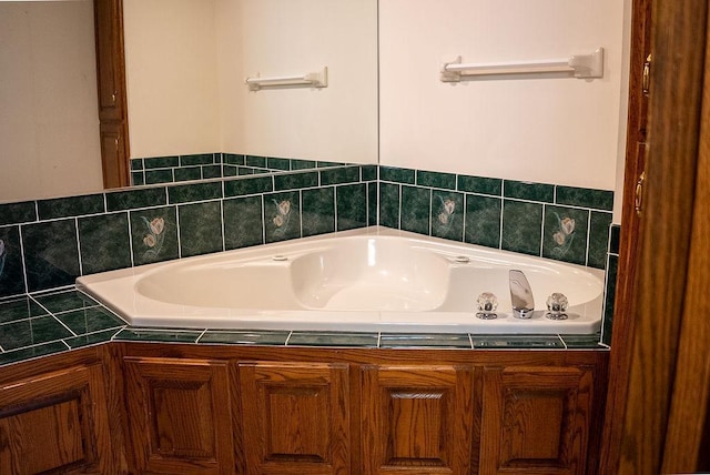 full bath featuring a garden tub