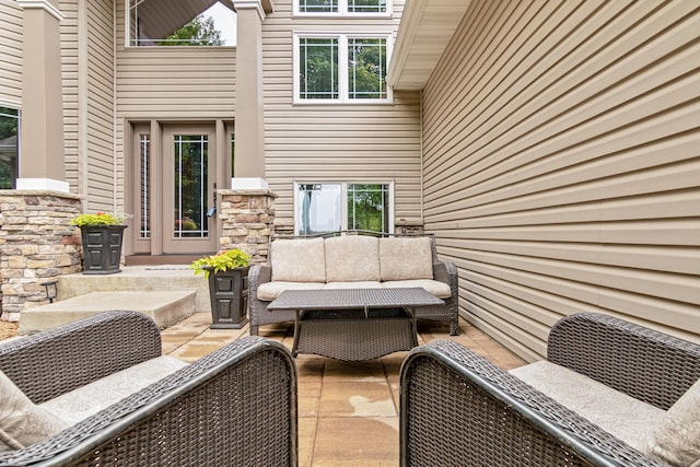 5450 Raven Point Rd, Prior Lake, MN 55372 - view of patio / terrace featuring an outdoor hangout area
