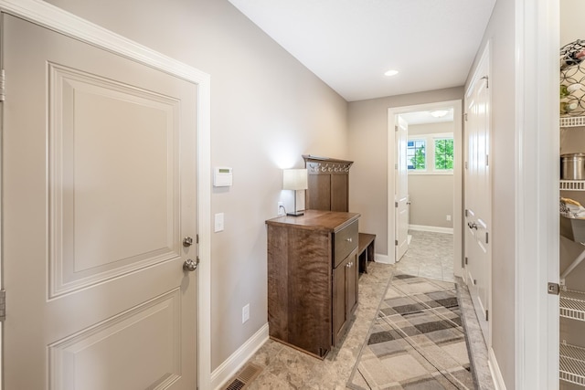 11328 Blazingstar Ln, Lake Elmo, MN 55042 - washroom featuring baseboards, recessed lighting, and light tile patterned flooring