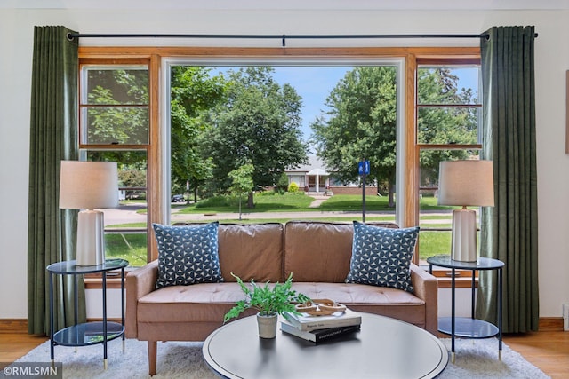 674 Wheelock Pkwy W, Saint Paul, MN 55117 - living area featuring wood finished floors