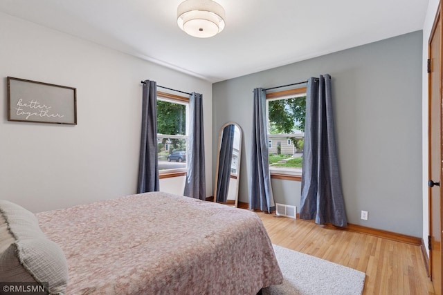 674 Wheelock Pkwy W, Saint Paul, MN 55117 - bedroom featuring multiple windows and light wood-style floors