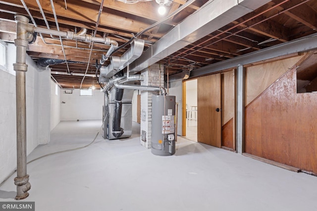 674 Wheelock Pkwy W, Saint Paul, MN 55117 - below grade area with water heater and heating unit