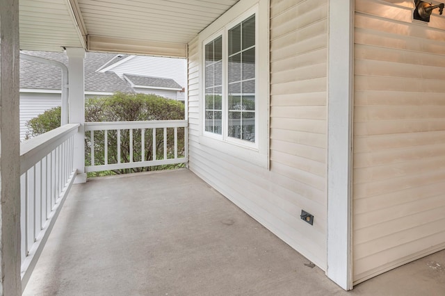 balcony with a porch