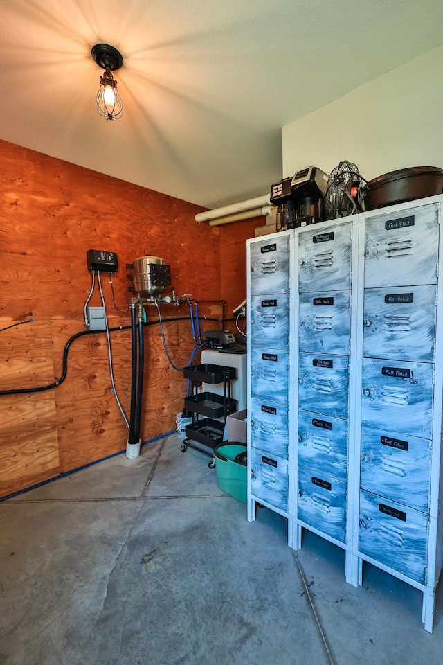 view of storage area