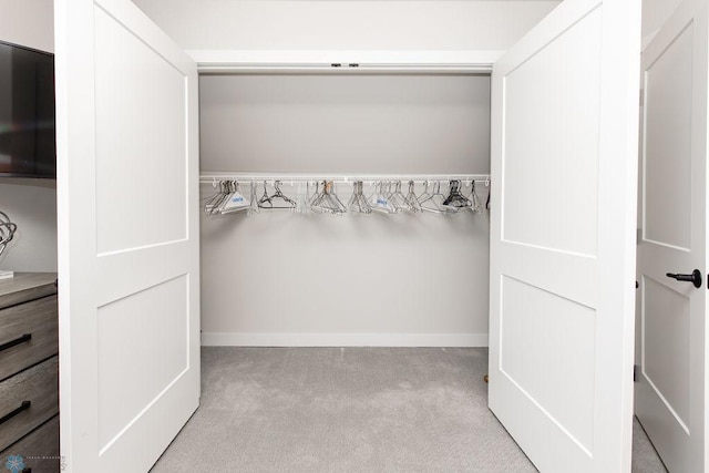 view of closet