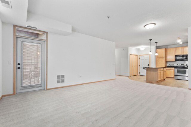 7100 Metro Blvd Unit 116, Edina, MN 55439 - unfurnished living room featuring baseboards and light carpet