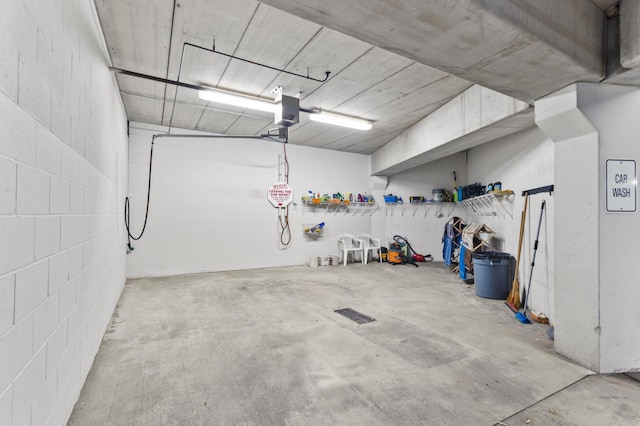 7100 Metro Blvd Unit 116, Edina, MN 55439 - garage with concrete block wall