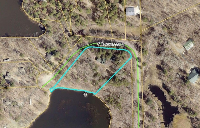 map of property location with property parcel outlined