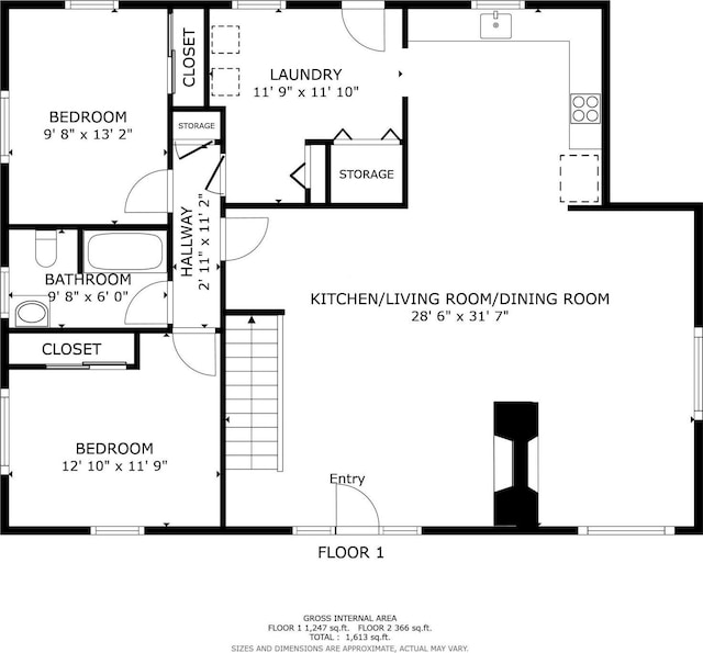 view of layout