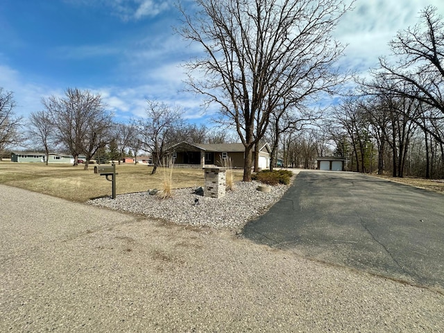 view of road