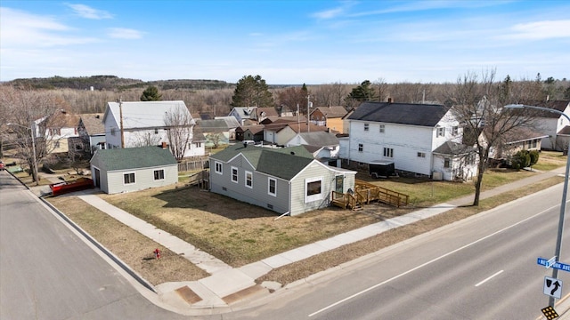 birds eye view of property featuring a residential view