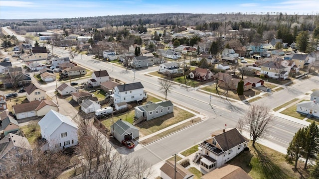 birds eye view of property featuring a residential view