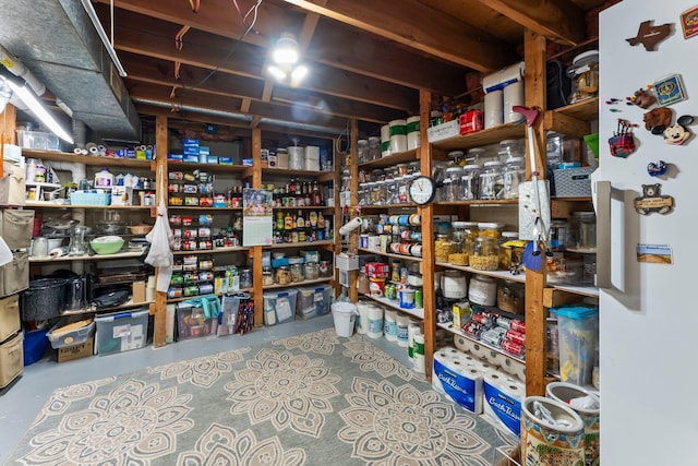 view of storage room