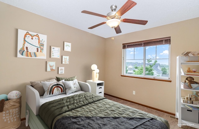 657 Golden Oak St NE, Lonsdale, MN 55046 - bedroom with carpet floors and ceiling fan