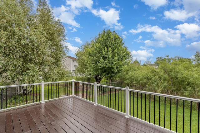 657 Golden Oak St NE, Lonsdale, MN 55046 - wooden terrace featuring a fenced backyard