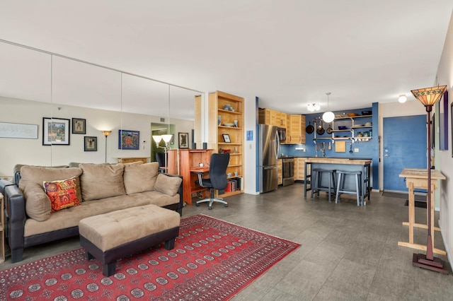 121 Washington Ave S Unit 1508, Minneapolis, MN 55401 - living area featuring an office area and bar