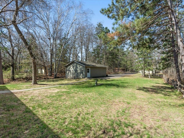 view of yard