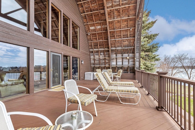 view of deck