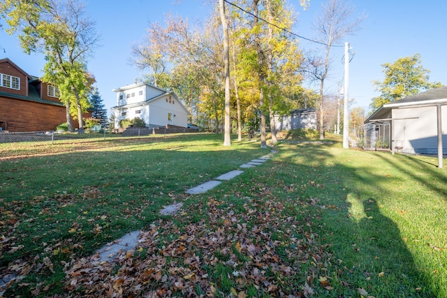 884 White Clover Beach Rd, Detroit Lakes, MN 56501 - view of yard with fence