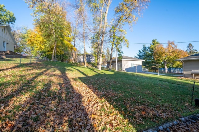 884 White Clover Beach Rd, Detroit Lakes, MN 56501 - view of yard with fence