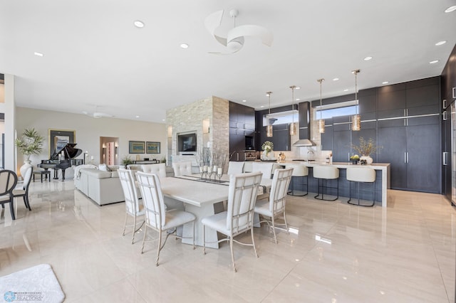 505 Tessa Dr, Moorhead, MN 56560 - dining room featuring recessed lighting