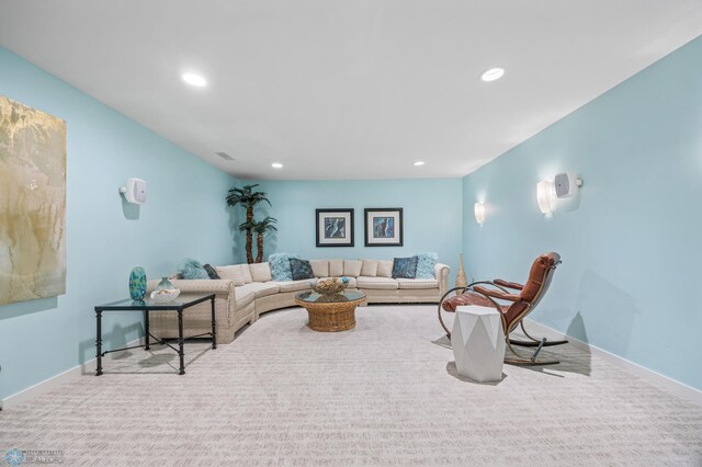 505 Tessa Dr, Moorhead, MN 56560 - carpeted living room with baseboards and recessed lighting