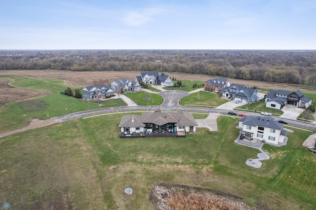 505 Tessa Dr, Moorhead, MN 56560 - birds eye view of property with a forest view and a residential view