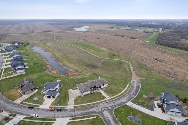 505 Tessa Dr, Moorhead, MN 56560 - birds eye view of property with a water view