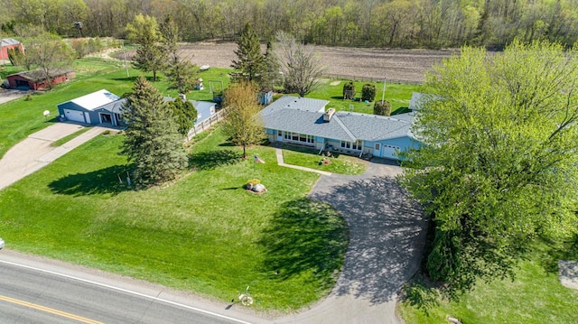 aerial view of property and surrounding area
