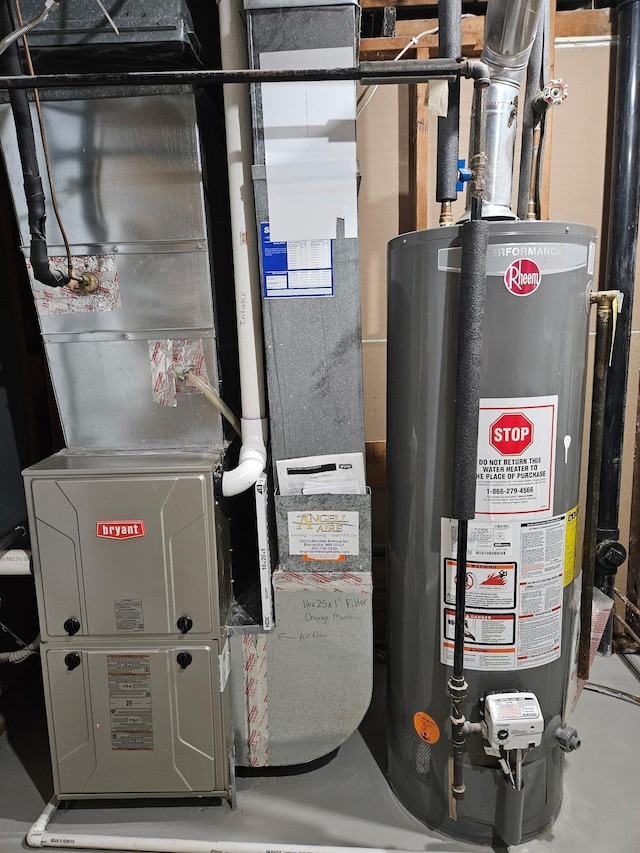 13804 Euclid Ct, Apple Valley, MN 55124 - utilities with water heater and heating unit