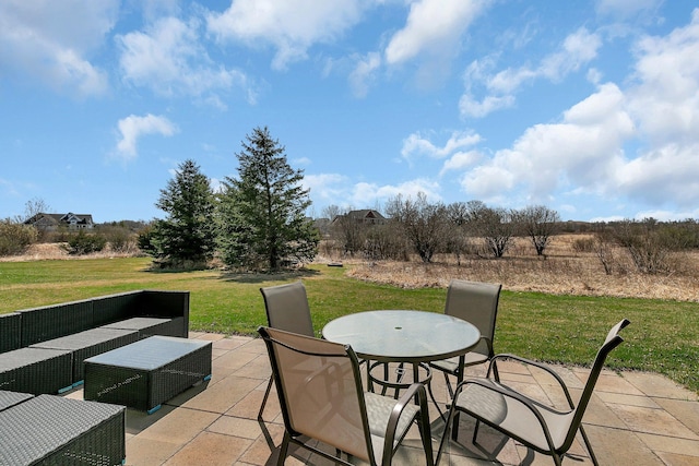 view of patio / terrace with outdoor dining area