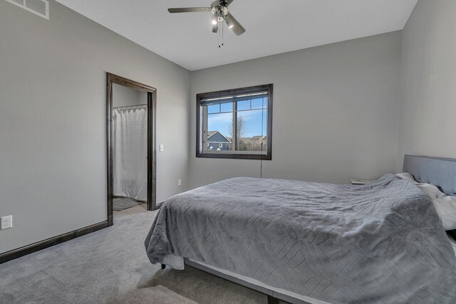 3346 Old Stone Way NE, Sauk Rapids, MN 56379 - bedroom with light colored carpet and ceiling fan