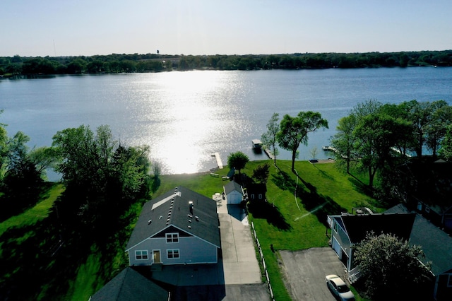 4986 Eagle Lake Rd, Willmar, MN 56201 - bird's eye view of a large body of water