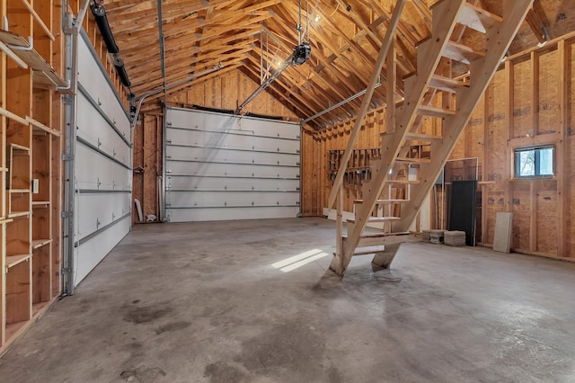 4986 Eagle Lake Rd, Willmar, MN 56201 - garage featuring a garage door opener